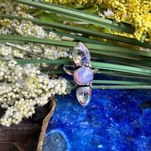 MYSTICโ TOPAZ 3 STONE RING